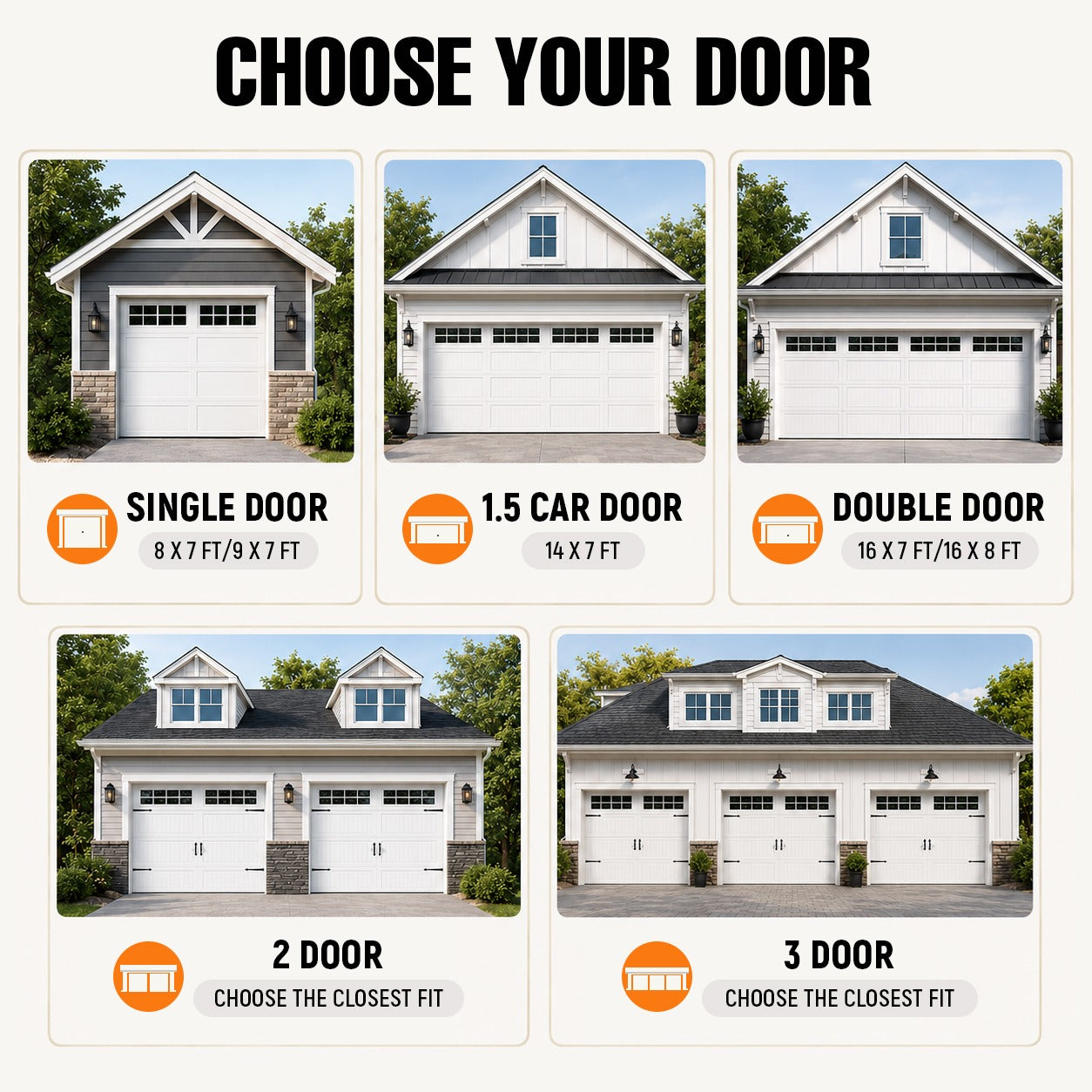 Witch Night Graveyard & Full Moon | Halloween Garage Door Banner Cover