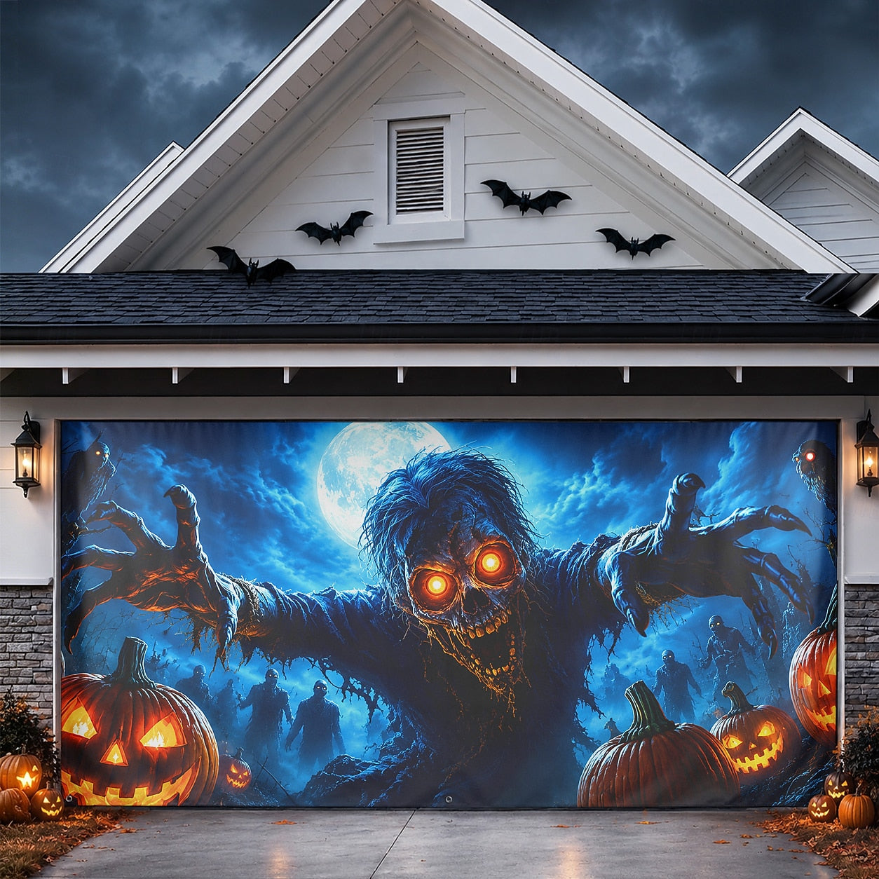 Zombie Monster | Halloween Garage Door Cover